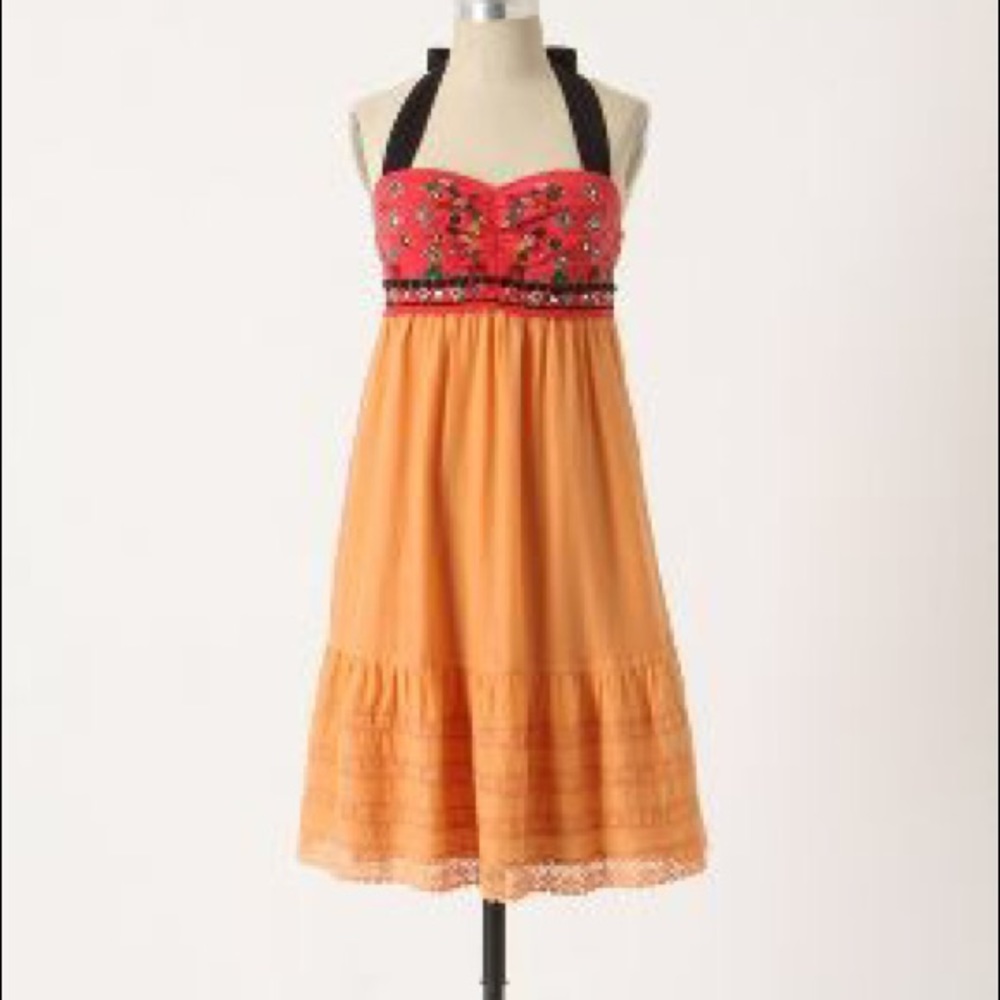 Anthropologie Roasted Serrano Dress